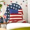 Freedom America Liberty USA Flag Independence Memorial Day Decorations for Home Red